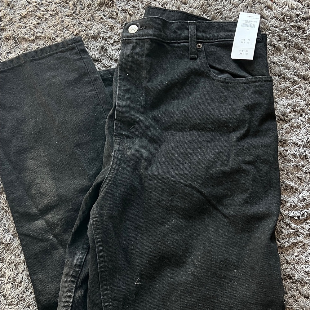 Women's Abercrombie Jeans NWT size 33 regular 90 straight leg high rise